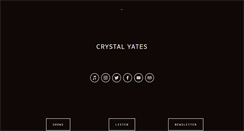Desktop Screenshot of crystalyatesmusic.com